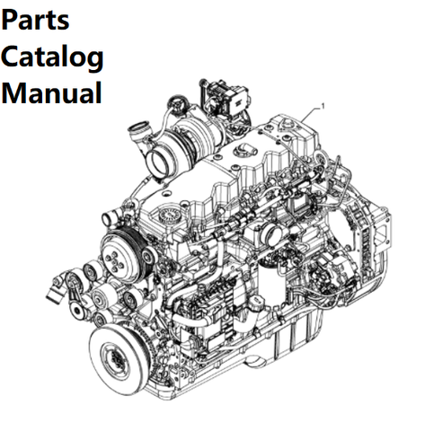 Parts Catalog Manual - New Holland B005 Engine F4HFE613E 5801925171-47748445 CX5090S/L/H T4B -  PDF Book (Delivery)