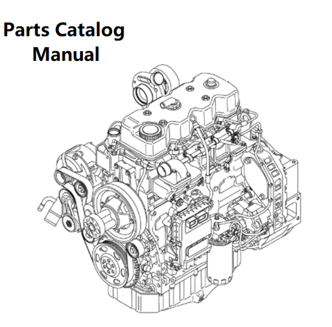 Parts Catalog Manual - New Holland B006 Engine F4HFE413N 5801930360-47735885 521F T4B NA - PDF Book (Delivery)