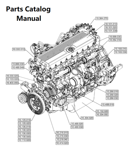 Parts Catalog Manual - New Holland B007 Engine F3GFE613B PN/5802393950 - PDF File Download