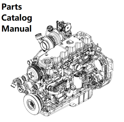 Parts Catalog Manual - New Holland B007 Engine F4HFE613D 5801925172-47748448 CX5080S T4B - PDF Book (Delivery)