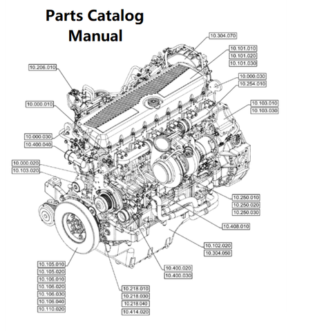 Parts Catalog Manual - New Holland B008 Engine F3DFE613F PN/5802228695 - PDF File Download