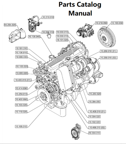Parts Catalog Manual - New Holland B010 Engine F3DFE613F PN/5802412248 - PDF File Download