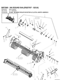 New Holland BR7060 Round Baler Parts Catalogue Manual - PDF File Download
