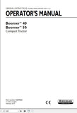 New Holland Compact Tractor Boomer 40, 50 Operator’s Manual 84599068 - Manual labs