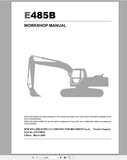 New Holland Crawler Excavator E485B Workshop Service Repair Manual 87475986A - Manual labs
