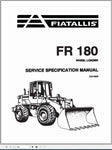 New Holland Fiat Allis Wheel Loader FR180 Service Repair Manual 75314899 - Manual labs