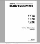 New Holland Fiat Excavators FE18 20 28 Service Repair Manual 73141432 - Manual labs