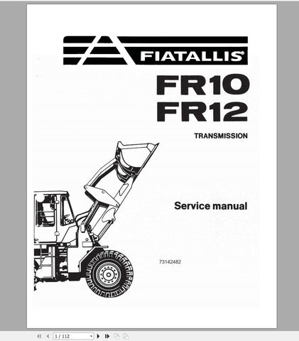 New Holland Fiat FR10, FR12 Transmission Service Repair Manual 73142482 - Manual labs