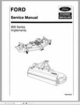 New Holland Ford 900 Series Implements Service Repair Manual 40090090 - Manual labs