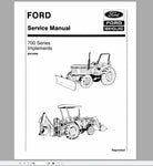 New Holland Ford Tractor 700 Implement Service Repair Manual 40070090 - Manual labs