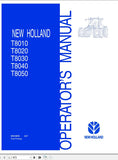 New Holland Tractor T8010, T8020, T8030, T8040, T8050 Operator’s Manual 87612879 - Manual labs
