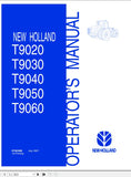 New Holland Tractor T9020, T9030, T9040, T9050, T9060 Operator’s Manual 87562886 - Manual labs