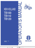 New Holland Tractor TB100, TB110, TB120 Operator’s Manual 87039953 - Manual labs