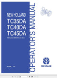 New Holland Tractor TC35A, TC40A, TC45A_87319784 Operator’s Manual 87319784 - Manual labs