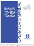New Holland Tractor TC48DA, TC55DA Operator’s Manual 87301120 - Manual labs