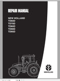 New Holland Tractor TD60, TD70, TD80, TD90, TD95 Service Repair Manual 6035447100 - Manual labs