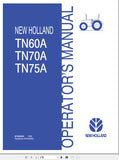 New Holland Tractor TN60A, TN70A, TN75A Operator’s Manual 87352934 - Manual labs