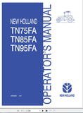 New Holland Tractor TN75FA, TN85FA, TN95FA Operator’s Manual 87045591 - Manual labs