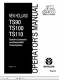 New Holland Tractor TS90, TS100, TS110 Operator’s Manual 86562959 - Manual labs