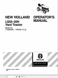 New Holland Yard Tractor LS55-20H 715695006-T0E0001 Operator’s Manual 86599816 - Manual labs