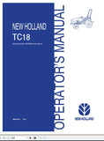 New Holland Tractor TC18 Operator’s Manual 86837071 - Manual labs