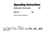 Discover the essential O&K RH 6.5 NR Hydraulic Excavator Operator’s Manual, designed to enhance your operational efficiency and safety. This comprehensive PDF file provides detailed instructions, specifications, and maintenance guidelines tailored specifically for the O&K RH 6.5 NR model, ensuring you have all the information you need at your fingertips.