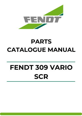 Discover the ultimate resource for your Fendt 309 Vario SCR with our comprehensive Parts Catalog Manual. This PDF file is meticulously designed to provide you with detailed information on every component, ensuring you have the knowledge needed for efficient maintenance and repairs.