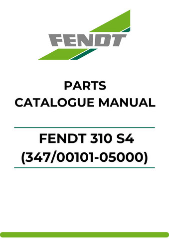 Discover the ultimate resource for your Fendt 310 S4 with our comprehensive Parts Catalog Manual. This PDF file is meticulously designed to provide you with detailed information on parts and components, ensuring you have everything you need for maintenance and repairs.