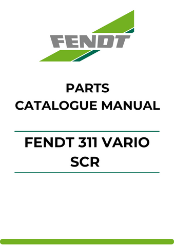 Discover the ultimate resource for your Fendt 311 Vario SCR with our comprehensive Parts Catalog Manual. This PDF file is meticulously designed to provide you with detailed information on every component, ensuring you have the right parts at your fingertips for efficient maintenance and repairs.