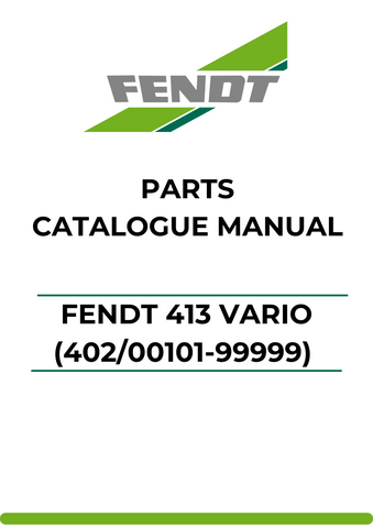 Discover the ultimate resource for your Fendt 413 Vario with our comprehensive Parts Catalog Manual. This PDF file is meticulously designed to provide you with detailed information on every component, ensuring you have the right parts at your fingertips for efficient maintenance and repairs.