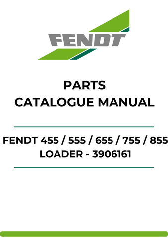 Discover the ultimate resource for your Fendt loader with our comprehensive Parts Catalog Manual. Designed specifically for models 455, 555, 655, 755, and 855, this PDF file provides detailed diagrams and part numbers, ensuring you have everything you need for efficient maintenance and repairs.