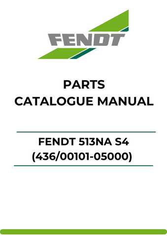 Discover the ultimate resource for your Fendt 513NA S4 with our comprehensive Parts Catalog Manual. This PDF file is meticulously designed to provide you with detailed information on parts and components, ensuring you have everything you need for maintenance and repairs.