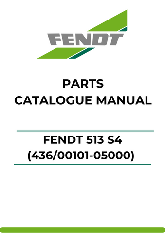 Discover the ultimate resource for your Fendt 513 S4 with our comprehensive Parts Catalog Manual. This PDF file is meticulously designed to provide you with detailed information on parts and components, ensuring you have everything you need for maintenance and repairs.