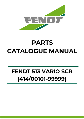 Discover the ultimate resource for your Fendt 513 Vario SCR with our comprehensive Parts Catalog Manual. This PDF file is meticulously designed to provide you with detailed information on every component, ensuring you have the knowledge needed for efficient maintenance and repairs.