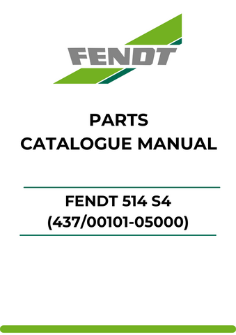 Discover the ultimate resource for your Fendt 514 S4 with our comprehensive Parts Catalog Manual. This PDF file is meticulously designed to provide you with detailed information on parts and components, ensuring you have everything you need for maintenance and repairs at your fingertips.
