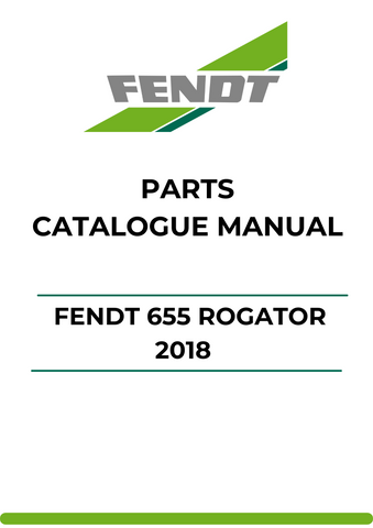 Discover the ultimate resource for your Fendt 655 Rogator with our comprehensive Parts Catalog Manual. This PDF file is specifically designed for the 2018 model (XRRF0655XJV001001-999999), providing you with detailed diagrams and part numbers to streamline your maintenance and repair processes.
