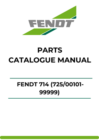 Discover the ultimate resource for your Fendt 714 with our comprehensive Parts Catalog Manual. This PDF file is meticulously designed to provide you with detailed information on every component, ensuring you have the right parts at your fingertips for efficient maintenance and repairs.