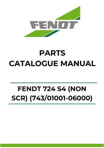 Discover the ultimate resource for your Fendt 724 S4 (Non SCR) with our comprehensive Parts Catalog Manual. This PDF file is meticulously designed to provide you with detailed information on every component, ensuring you have the right parts at your fingertips for efficient maintenance and repairs.