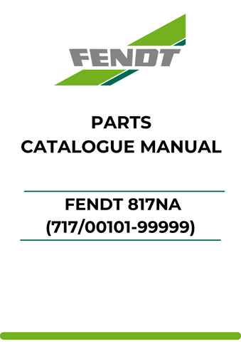 Discover the ultimate resource for your Fendt 817NA with our comprehensive Parts Catalog Manual. This PDF file is meticulously designed to provide you with detailed information on every component, ensuring you have the right parts at your fingertips for efficient maintenance and repairs.