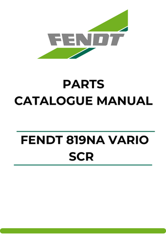 Discover the ultimate resource for your Fendt 819NA Vario SCR with our comprehensive Parts Catalog Manual. This PDF file is meticulously designed to provide you with detailed information on every component, ensuring you have the knowledge needed for efficient maintenance and repairs.