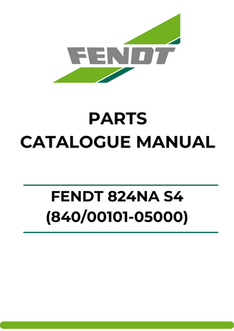 Discover the ultimate resource for your Fendt 824NA S4 with our comprehensive Parts Catalog Manual. This PDF file is meticulously designed to provide you with detailed information on parts and components, ensuring you have everything you need for maintenance and repairs.