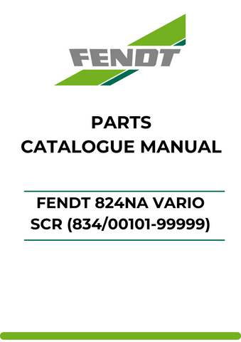 Discover the ultimate resource for your Fendt 824NA Vario SCR with our comprehensive Parts Catalog Manual. This PDF file is meticulously designed to provide you with detailed information on every component, ensuring you have the knowledge needed for efficient maintenance and repairs.