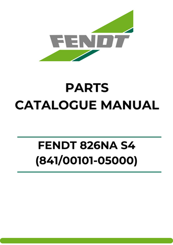 Discover the ultimate resource for your Fendt 826NA S4 with our comprehensive Parts Catalog Manual. This PDF file is meticulously designed to provide you with detailed information on parts and components, ensuring you have everything you need for maintenance and repairs.