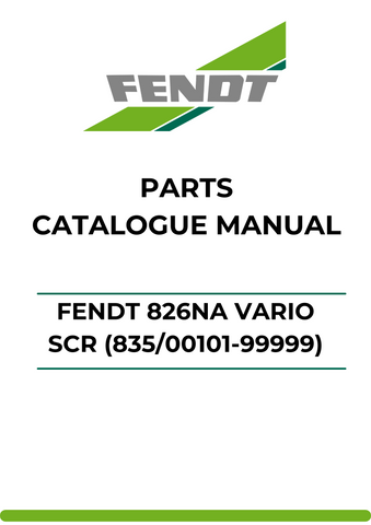 Discover the ultimate resource for your Fendt 826NA Vario SCR with our comprehensive Parts Catalog Manual. This PDF file is meticulously designed to provide you with detailed information on every component, ensuring you have the knowledge needed for efficient maintenance and repairs.