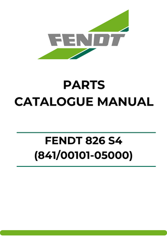  Discover the ultimate resource for your Fendt 826 S4 with our comprehensive Parts Catalog Manual. This PDF file is meticulously designed to provide you with detailed information on parts and components, ensuring you have everything you need for maintenance and repairs.