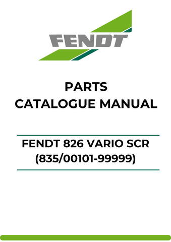 Discover the ultimate resource for your Fendt 826 Vario SCR with our comprehensive Parts Catalog Manual. This PDF file is meticulously designed to provide you with detailed information on every component, ensuring you have the knowledge needed for efficient maintenance and repairs.