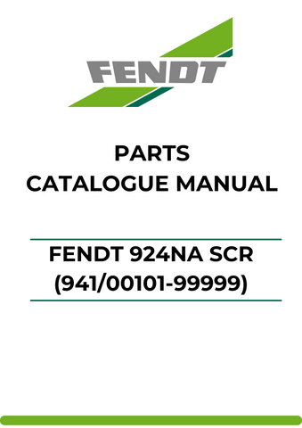 Discover the ultimate resource for your Fendt 924NA SCR with our comprehensive Parts Catalog Manual. This PDF file is meticulously designed to provide you with detailed information on every component, ensuring you have the right parts at your fingertips for efficient maintenance and repairs.