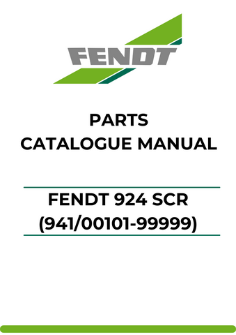 Discover the ultimate resource for your Fendt 924 SCR with our comprehensive Parts Catalog Manual. This PDF file is meticulously designed to provide you with detailed information on every component, ensuring you have the right parts at your fingertips for efficient maintenance and repairs.