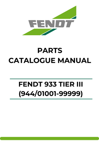 Discover the ultimate resource for your Fendt 933 Tier III with our comprehensive Parts Catalog Manual. This PDF file is meticulously designed to provide you with detailed information on every component, ensuring you have the right parts at your fingertips for efficient maintenance and repairs.