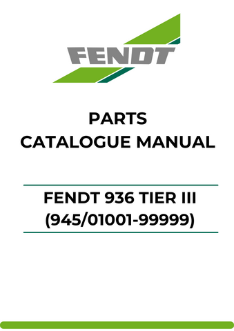 Discover the ultimate resource for your Fendt 936 Tier III with our comprehensive Parts Catalog Manual. This PDF file is meticulously designed to provide you with detailed information on parts and components, ensuring you have everything you need for maintenance and repairs.